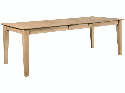 John Thomas Unfinished Shaker Extension Table image