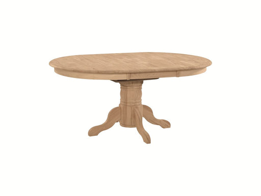 John Thomas Unfinished Butterfly Leaf Table (top only) / Turned Pedestal image