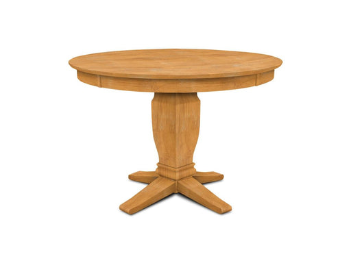 John Thomas Unfinished Round Pedestal Table (top only) / Java Gathering Pedestal image
