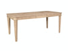 John Thomas Unfinished Tuscany Table(top only) / Tuscany Gathering Legs image