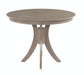 John Thomas Cosmopolitan 36'' H Siena Pedestal Table in Taupe Gray image