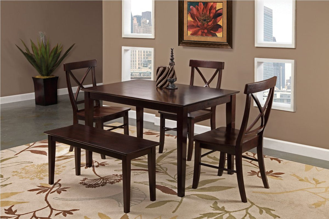 John Thomas Furniture Dining Essentials Bench in Black image