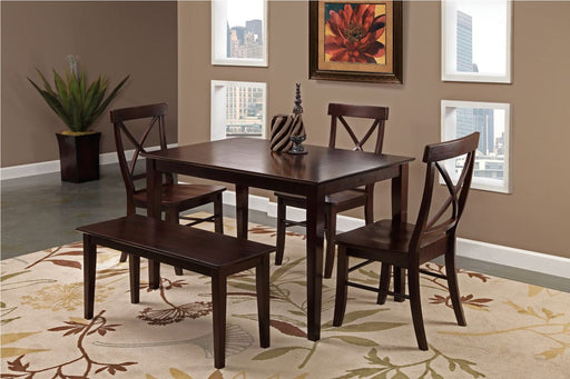 John Thomas Furniture Dining Essentials Bench in Black image