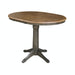 John Thomas Dining Essentials Round Extension Table in Hickory/Coal image