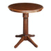 John Thomas Dining Essentials 30'' Pedestal Table in Espresso image
