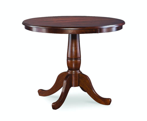 John Thomas Dining Essentials 36'' Pedestal Table in Espresso image