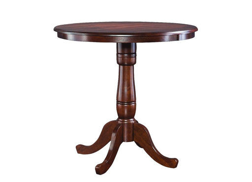 John Thomas Dining Essentials 36'' Pedestal Table in Espresso image