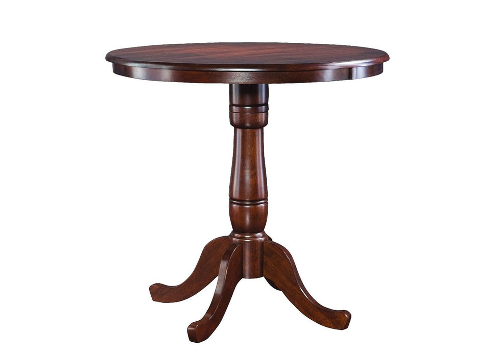 John Thomas Dining Essentials 36'' Pedestal Table in Espresso image