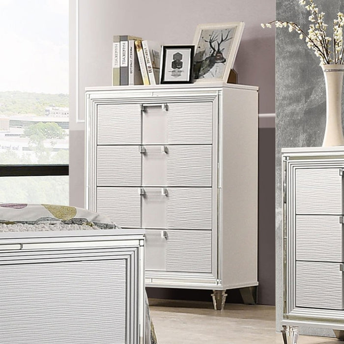 Elements International Twenty Nine Youth Chest in White