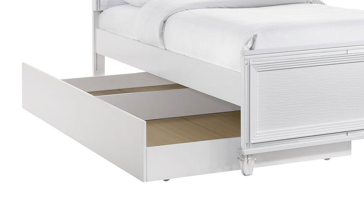 Elements International Twenty Nine Youth Twin/Full Trundle in White image