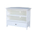 John Thomas Destinations Mission Corner TV Stand Pure White image