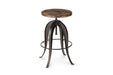 Steve Silver Sparrow Round Setup Stool in Natural Brown (Set of 2) - Furniture House (VA)