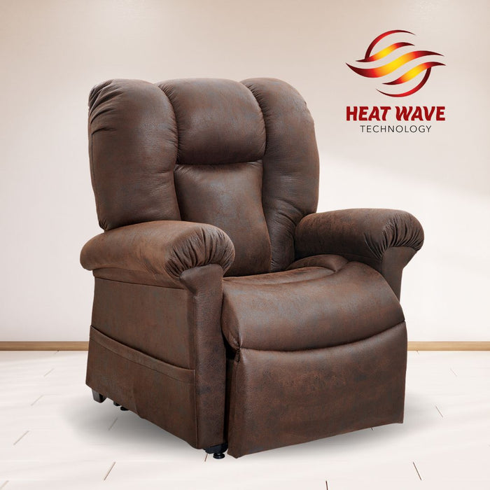 UltraComfort Sol Medium Power Lift Recliner in Almond image