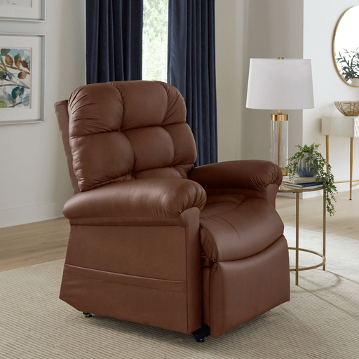 UltraComfort Athena Medium/Large Power Lift Recliner in Bourbon - Furniture House (VA)