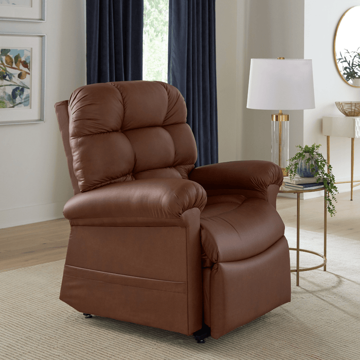 UltraComfort Athena Small/Medium Power Lift Recliner in Bourbon - Furniture House (VA)