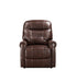 Steve Silver Ottawa Power Lift Chair with Heat and Massage in Walnut - Furniture House (VA)
