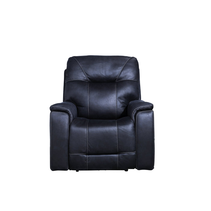 Steve Silver Lexington Triple-Power Media Recliner in Ocean Blue - Furniture House (VA)