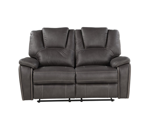 Steve Silver Katrine Manual Reclining Loveseat in Charcoal - Furniture House (VA)