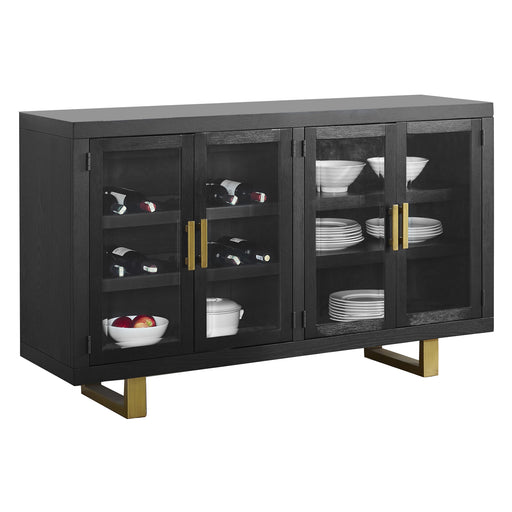 Steve Silver Yves Server in Rubbed Charcoal - Furniture House (VA)